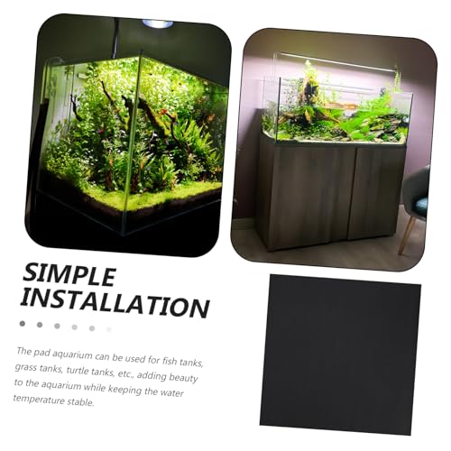 DECHOUS Aquarium Bottom Mat Thickened Eva Fish Tank Cushioning Pad Non Slip Shockproof Design for Household Use Wear Resistant and Aging Resistant for Pet Safety