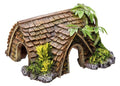 Nobby Cottage with Plants Aquarium Ornaments, 15 x 14 x 8 cm