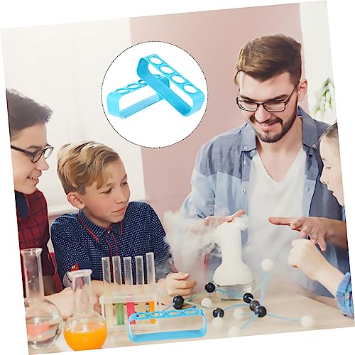 PRETYZOOM 3Pcs Detachable PVC Test Tube Rack Laboratory Tube Holder Stand for Science Experiments Test Storage Organizer for Boys and Girls Chemistry