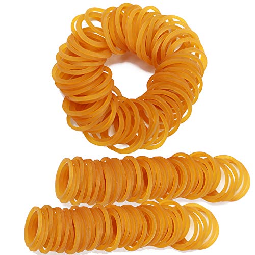 AMUU Rubber Bands mini 1200pcs yellow small Rubber Band Mini Soft Elastic Bands for Braids Hair Diameter 16mm rubber bands for Office Supplies School Home - color: Yellow-1200Pcs