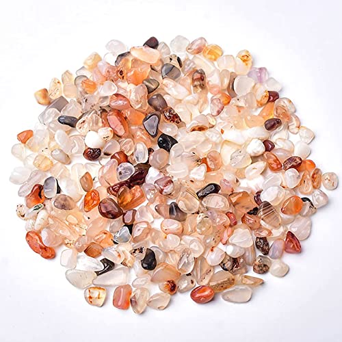 Halatool 2.2LB Crystal Pebbles 0.27"- 0.79" Natural Landscaping Pebbles Aquarium Gravel Decorative Polished Stone Suitable for Plants Home Decoration DIY Handmade Fish Tanks Vase Filler - size: 2.2 LB, style: Crystal Pebbles