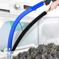 PetOde 2 Pieces Dryer Vent Cleaner Kit Compatible with Most Vacuum Cleaner, Dryer Lint Brush and Vacuum Hose Attachment, Quickly Lint Remover, Deep Blue - color: Deep Blue