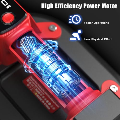 Electric Glass Suction Cups - 10" Heavy Duty Vacuum Suction Cups Lifter Max Load 662lbs with 4 x 3.0Ah Batteries & 2 x Chargers & Digital Display for Glass Tile Marble Granite Windshields