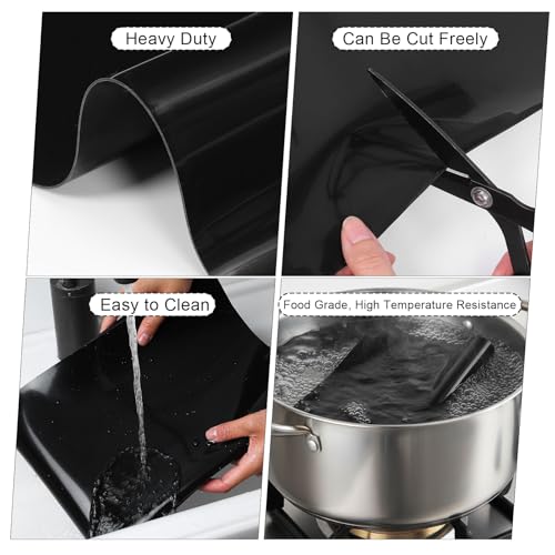 2 Pack Extra Large Silicone Mat Place Mats Table Protector Craft Heat Resistant Mat for Kitchen, Painting
