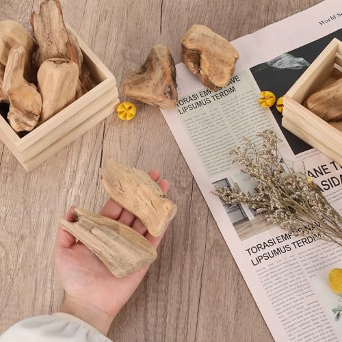 35oz Driftwood Decor for Crafts Natural Mixed Size Driftwood Pieces Small DIY Dried Wood Home Beach Wedding Table Art Decoration Garland Wooden Craft 2 Inches to 7 Inches in Length
