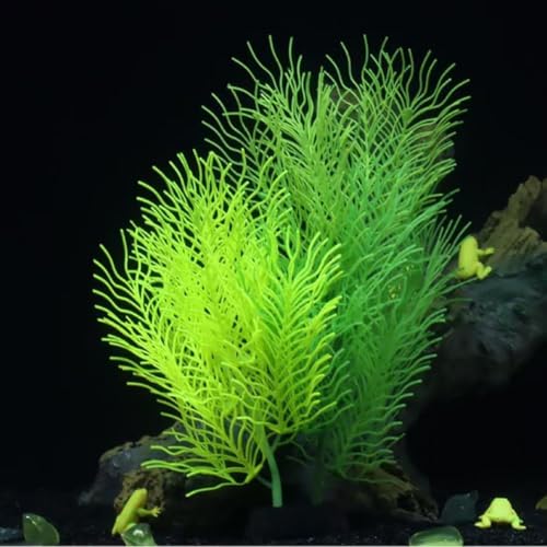 Aquarium Plants Artificial Silicone Green Fish Tank Decorations Plastic Plants Betta Fish Tank Accessories Aquarium Decor
