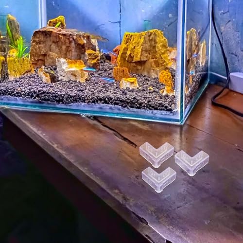 Hemobllo 25pcs Fish Tank Corner Guards 10mm Aquarium Glass Edge Protectors Safety Plastic Corner Protectors for Tank Edge and Furniture