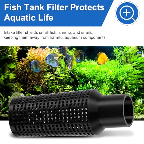 Magluv Aquarium Intake Guard Fit for Fluval 106/107/206/207 Intake Filter, Fish Tank Filter Cover Replacement for Aquameta Aquarium Filter Intake Guard Protects Aquatic Life