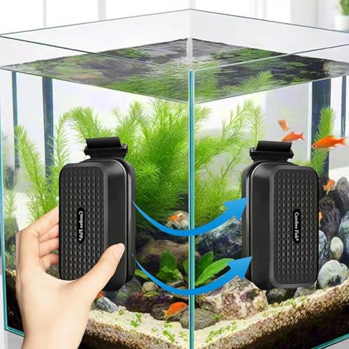 Carefree Fish Aquarium Super Strong Magnetic Cleaner for Glass Fish Tank Magnet Brush Algae Scrapers Floating - size: L