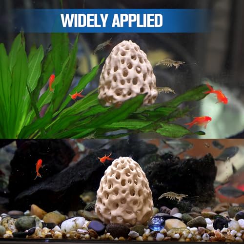 Shrimp Cave, Shrimp Hides for Aquarium, Betta Fish Hideout with Suction Cup Tank Accessories for Fish Tank Decor, Hiding & Resting, Betta Fish Habitat Tank Ornament Accessories - color: Natural Wood