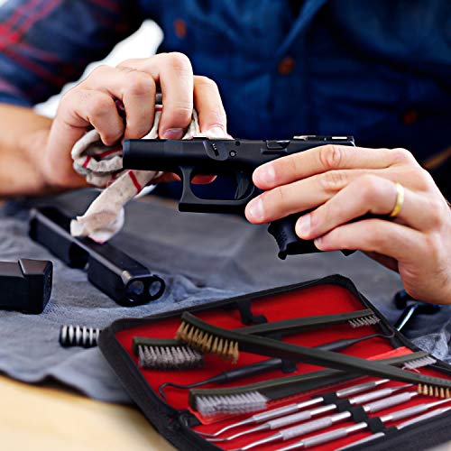 Gun Cleaning Brushes Picks Kit Set Brass Copper Steel Nylon Stainless Steel Ploymer Pick Set Bristle Brushes