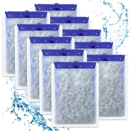 10-Pack Filter Cartridges Large Compatible with Tetra Whisper Bio-Bag Aquarium Filters, Fish Tank Filters Replacement for Aquariums for Whisper Filter 20i 40i/ IQ 20 30 45 60/ PF20 30 40 60 - size: Large,10 Pack
