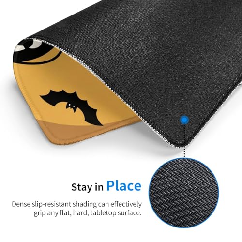 Skull Guitar Gaming Mouse Pad Non-Slip Rubber Base Square Mouse Mat for Home Computer Mousepad 8.3 X 10.3 in - color: Skull Guitar, size: 10.3L x 8.3W inches