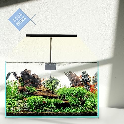 Aqua Worx EOS LED Aquarium Light - Adjustable Gooseneck With 7-Mode RGB Settings - Ideal for Planted Tanks, Fish Tanks, Nano Aquariums - N5 RGB - color: N5 RGB
