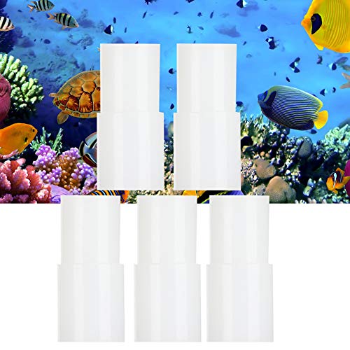 5Pcs Aquarium Water Tube Rubber Pipe Adapter Set, Transparent Hose Reducing Connector for Fish Tank, Dual - Size Silicone Tubing Fitting with Flexible Rubber Material for Aquarium (XXL 150x100cm / - size: XXL 150x100cm / 59.06x39.37in