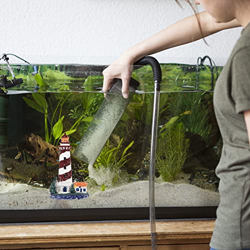POPETPOP Mediterranean Style Simulation Lighthouse Decor Fish Tank Ornament for Landscaping Decoration Unique Observation Tower for Desktop Use