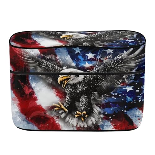 4th of July American Eagle Travel Trailer Propane Tank Cover Gas Cylinder Cover Protects Propane Tanks During Travel,Camping All Weather Protection - color: 4th of July American Eagle, size: S(20LB)