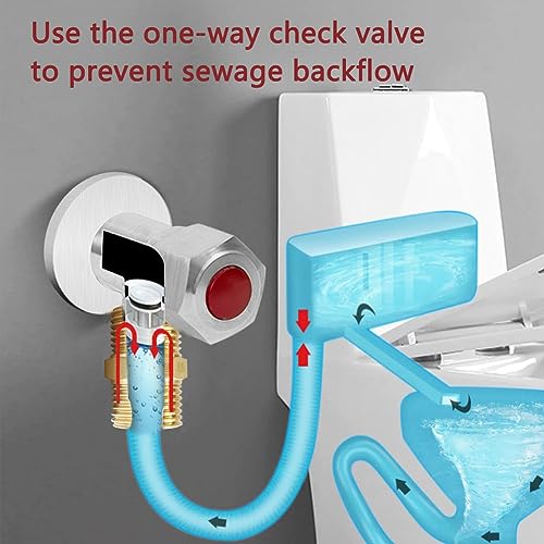 Joywayus Brass Check Valve 1/2" Male to 1/2" Male Thread One Way Non Return Backflow Preventer Check Valves (Pack of 2) - size: Male to Male