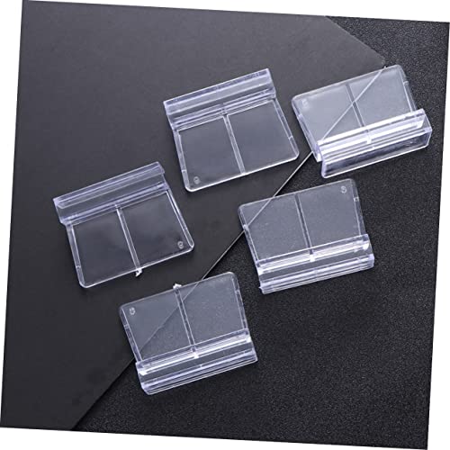 Fish Tank Cover Frame Support 10pcs 6mm Acrylic Brackets Sturdy Safe for 5-6mm Glass Tanks