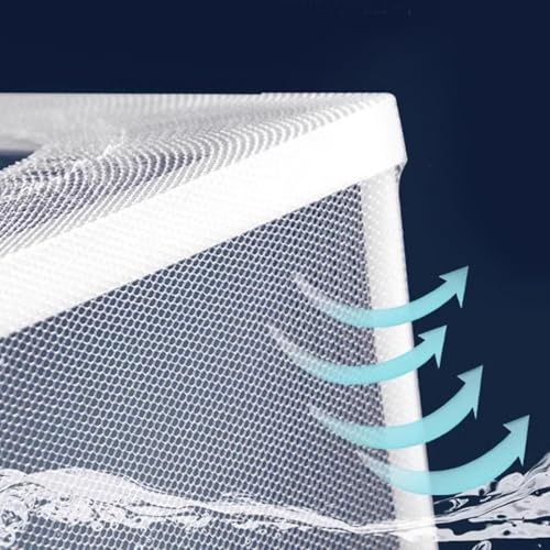 Fish Breeder Box - Fish Isolation Box Mesh Box, Aquarium Breeder Box, Fish Fry Hatchery, Juvenile Separation Net with Suction Cups, Nursery for Guppy Shrimp - color: small