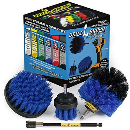 Boat Cleaning Supplies - Hull Cleaning Brush Set - Marine Equipment Cleaning Brush - Fishing Boat Scrubbing - Pond Scum Remover - Barnacle Removing Tool - Aquatic Cleaning Brushes - Tank Cleaning Set - color: Blue