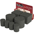 Yelanon Felt Furniture Pads -56 Pcs(1+2)” Premium Felt Pads for Chair Legs Furniture, Floor Protectors for Hardwood Floors, Black - size: 56 pcs 1" & 2" Mixed Black