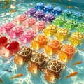 30 Pcs Medium Glow in The Dark 3D Resin Turtles Miniature Garden Figurines,Accessories for Decorating DIY Dollhouse Fish Tank Fridge Wall Art, Safe, Durable, Non Fading - size: Medium