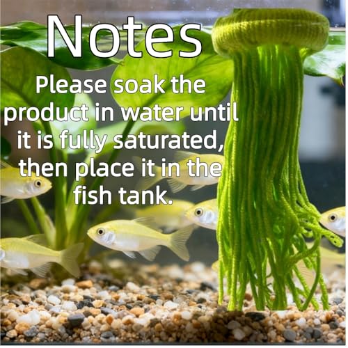 Spawning Mop Handmade Fish Breeding Grass Fish Tank Breeding Mop Decorative Aquarium Plants Floating Green Aquarium Decor for Securing Eggs and Protecting New Fry