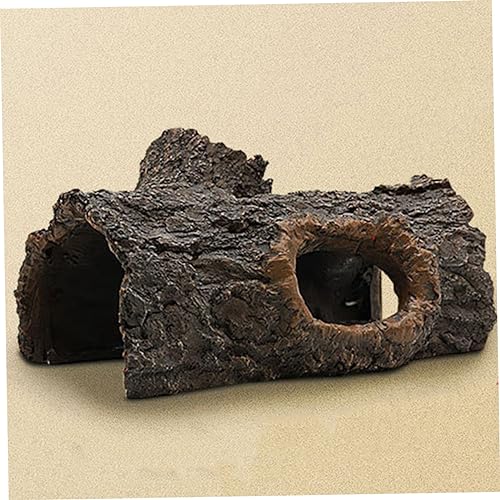 BESPORTBLE Vivid Shrimp Cave Decor Reptile Hide Stable Fish Tank Decoration for Freshwater Saltwater Aquariums Lifelike Hiding Cave for Fish Minnows Unique Ornament for Home Office