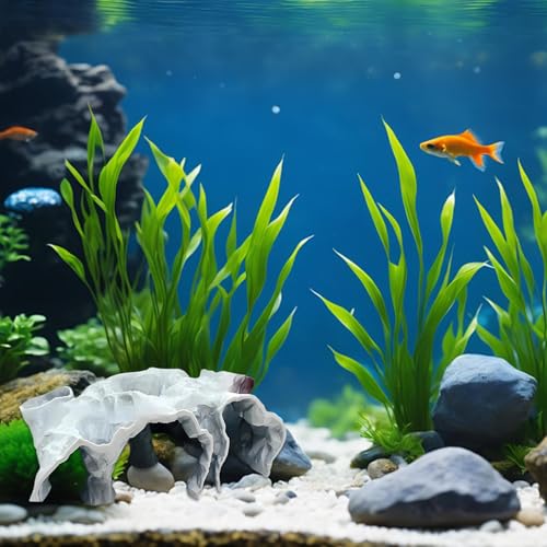 Aquarium Underground Tunnel Cave, Cave Fish Tank Decor, Fish Tank Decor Decoration, Breeding Shelter Decoration - size: Large