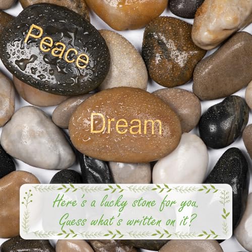 11lbs Mix Natural River Rocks, High-Polished Pebbles for Plants Garden, 1-2 inch Decorative Mix Stones, Ideal for Fish Tank, Vases, Crafting, Home Decor and Garden Landscaping Rocks,Mix - size: 11 Pounds, style: Mixed
