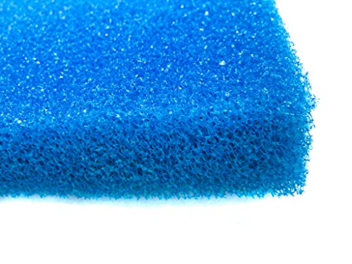ViaAqua Aquarium Bio Sponge Filter Media Pad Open Cell Foam Cut-to-fit Matten Filter Fish Tank Sump Divider 23.6" x 17" x 2" - size: 23.6" x 17" x 2"