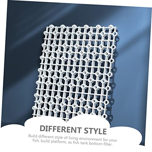 BESPORTBLE 1set Indoor Aquarium Divider Filtering Tray Plastic Grid Partition Support Legs for Fish Tank Maintenance Fish Isolation and Prevention