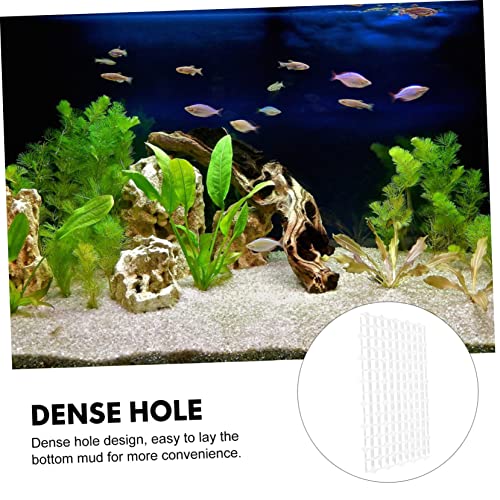Happyyami 2pcs Aquarium Divider Wear-Resistant Tank Dividers for Fish Tanks Easy to Install Versatile Splicing Design for Aquatic Landscaping - color: Transparent