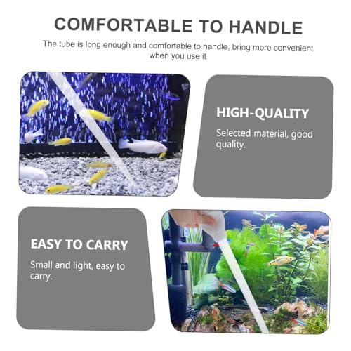 Mini Straws Aquarium Water Changer Fish Tank Vacuum Cleaner Change Tool