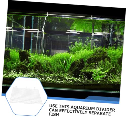 GALPADA 1set Aquarium Divider Isolation Board for Fish Tanks High-Transparency Separation Panel Cups for Fish Separation and Breeding