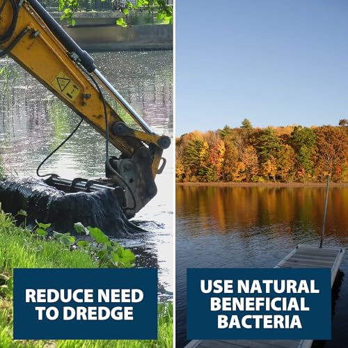 Airmax MuckAway Natural Beneficial Bacteria for Outdoor Ponds & Lakes, Muck, Sludge & Noxious Odor Solution, Easy to use Enzyme Tablets, Cleaner Beach & Shoreline, Fish, Pet & Wildlife Safe, 8 Scoops - size: 8 Scoops