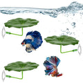 3 Pcs Betta Leaf Hammock, Betta Fish Leaf Hammock Soft Aquarium Decor Plastic Plants, Fish Tank Decoration for Sleeping Resting Hiding Playing