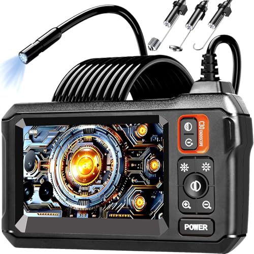 Daxiongmao Endoscope Camera with Light, 1080P HD Borescope, IP67 Waterproof Snake Camera – Ideal for Inspecting Walls, Vents, Automotive Engines, Pipes – A Great Gift Tool for Men (50ft) - size: 50FT