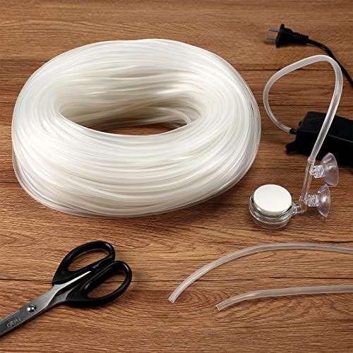 230 ft Standard Size Airline Tubing for Fish Tank Clear and Flexible Aquarium Air Pump Accessories 3/16'' Tubing for Fish Tank Air Pump, Aquariums, Terrariums