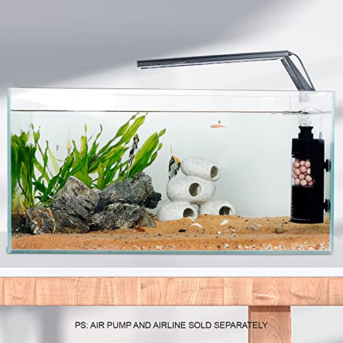 hygger Small Aquarium Bio Sponge Filter 6-20 Gallon Fish Tank Filter for Breeding Fry Betta Shrimp Tank (Large) - size: Large for 6-20 Gallon
