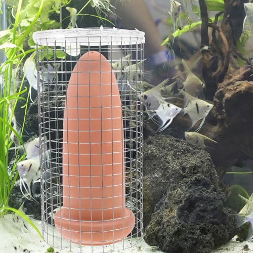 Fish Spawning Bucket Set Breeding Cone for Aquarium Shrimp Breeding Bucket for Decoration Sturdy Spawning Cone Easy Cleaning Features