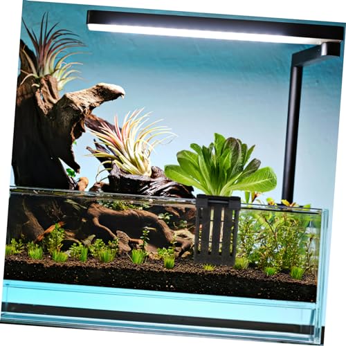 Ipetboom Hanging Aquarium Plant Holder 4Pcs Aquatic Plant Pot with Hook Aquarium Water Plants Planter for Fish Shrimp Plant Cultivation - color: As Shown 2