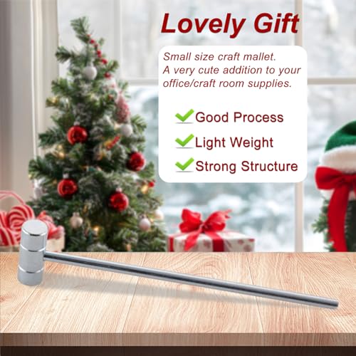 Small Crafting Hammer, Lightweight Hammer Tool for Making Ring, Jewelry, Watch Band, Leather, Little Mallet for Home Project - color: 6.57" Small Hammer