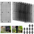 8pcs Fish Tank Divider with 10 pcs Suction Cups DIY Adjustable Aquarium Divider Filter Bottom Fish Tank Isolation Board Egg Crate
