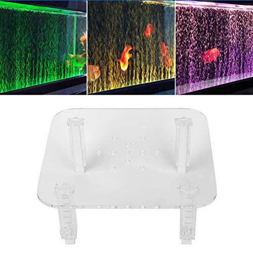 Protein Skimmer Stand, Clear Protein Separator Bracket Adjustable Height Acrylic Protein Skimmer Bracket Heightening Accessories for Aquarium Fish Tank - size: Small