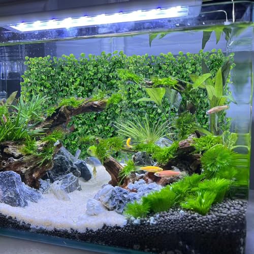 Rainmae Hermit Crab Climbing Toys, Faux Grass Mat Fake Turf Hermit Crab Climbing Wall, Plastic Aquarium Plants Lawn Hermit Crab Supplies Climbing and Hide Toy for Gecko Reptile Lizard 10 x 10 Inch - color: 1 Pack