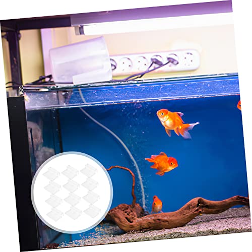 SUPVOX 16Pcs Sturdy Acrylic Aquarium Lid Racks Durable Fish Tank Cover Holders for Tanks and Wear Resistant Support Brackets for Aquariums