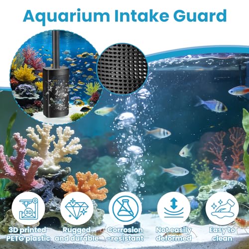 ETZ Aquarium Filter Intake Guard Replacement, Aquarium Accessories Detachable Intake Guard for Fluval Aquarium Canister Filter FX2/FX4/FX6, Fish Tank Filter Protects Aquatic Life