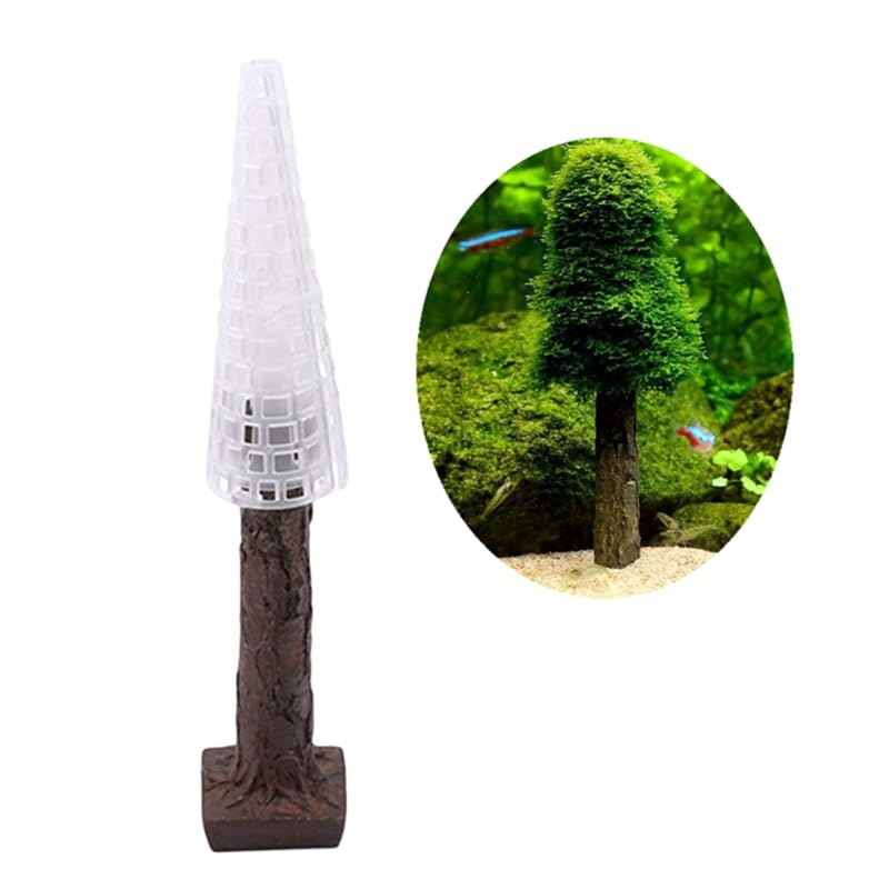 Aquatic Moss Holder Aquarium for Tank Live Grass Bracket Fish for Tank Decor Accessories 5.1in Aquarium Holder Decoration